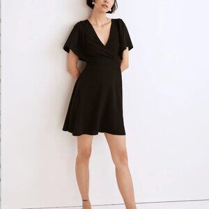 Madewell Cape-Sleeve Mini Dress